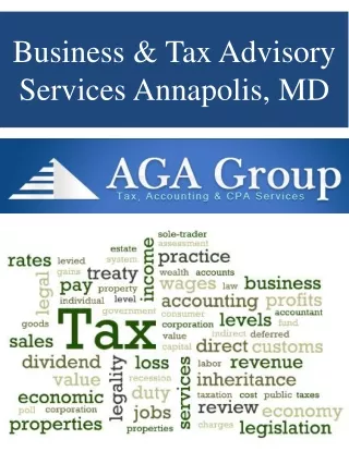 Business & Tax Advisory Services Annapolis, MD