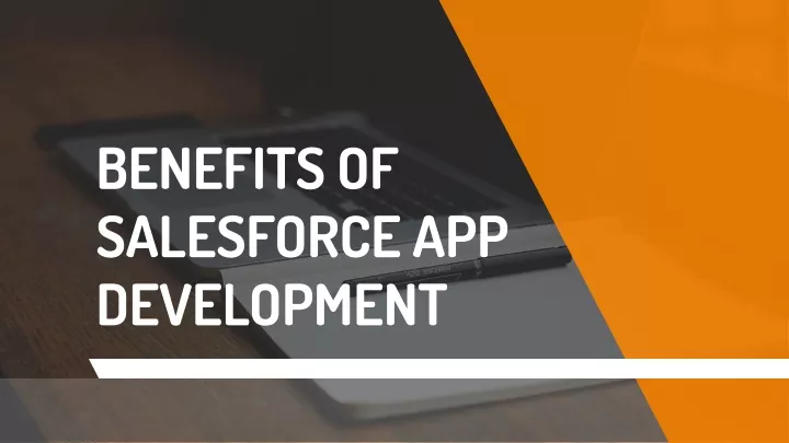 benefits of salesforce app development
