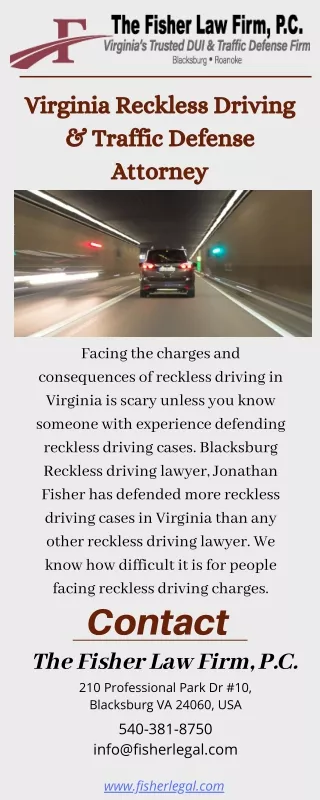 Blacksburg traffic Lawyer