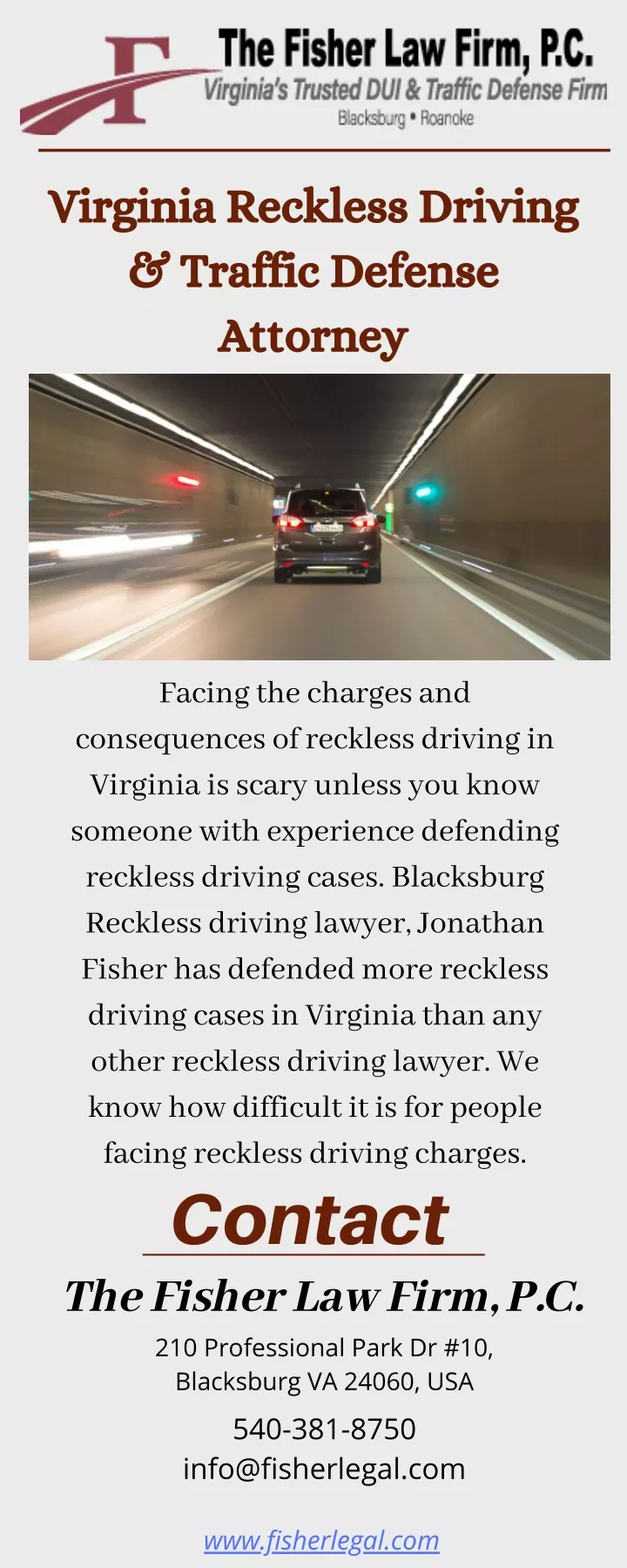virginia reckless driving traffic defense attorney