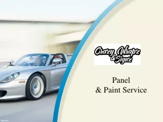 Perth Panel and paint Service- Crazy Wrapz & Signz