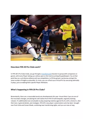fifa 20 pro guide TIPS AND TRICKS