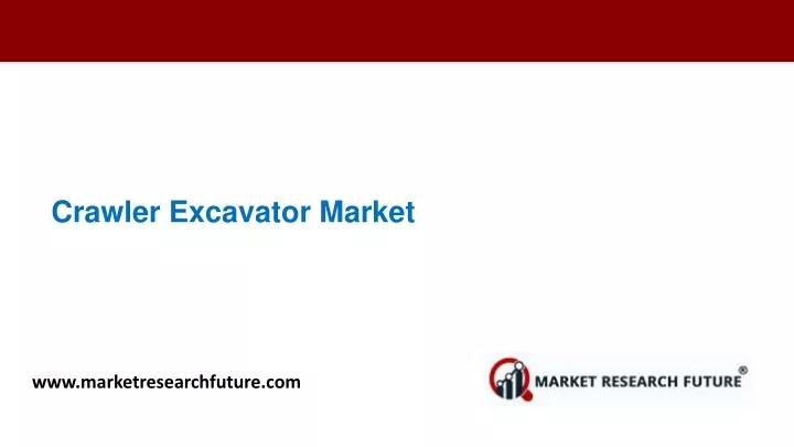 crawler excavator market