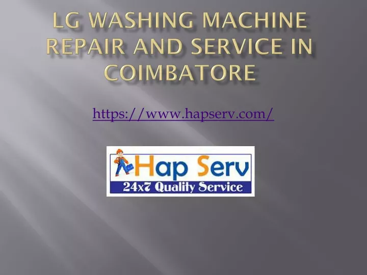 lg washing machine repair and service in coimbatore