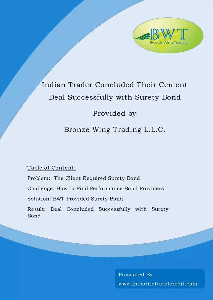 indian trader concluded their cement