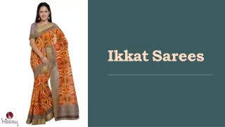 Trendy Ikkat Sarees Designs