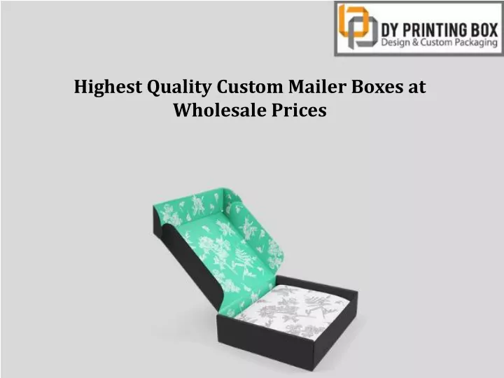 highest quality custom mailer boxes at wholesale