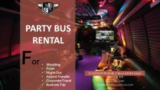 Party Bus Rental Near Me - (800) 942-6281