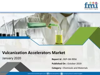 Vulcanization Accelerators Market to Record an Exponential CAGR by 2019-2029