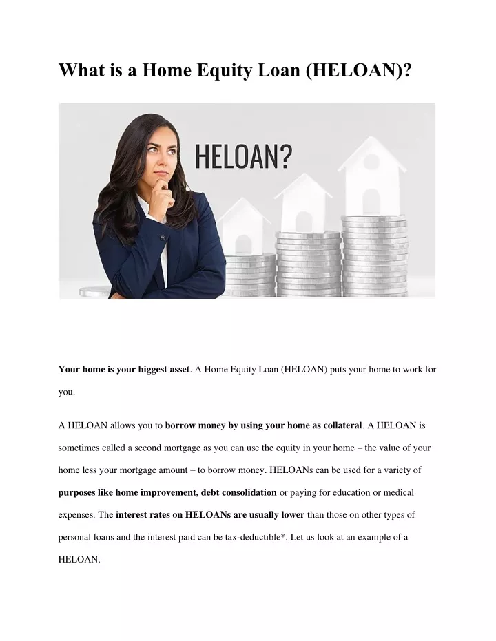 what is a home equity loan heloan