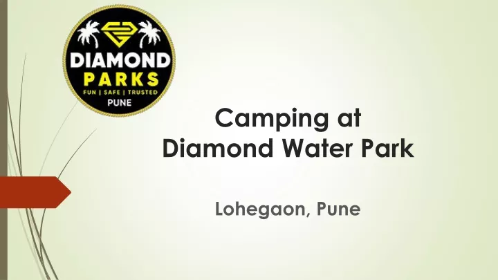 camping at diamond water park