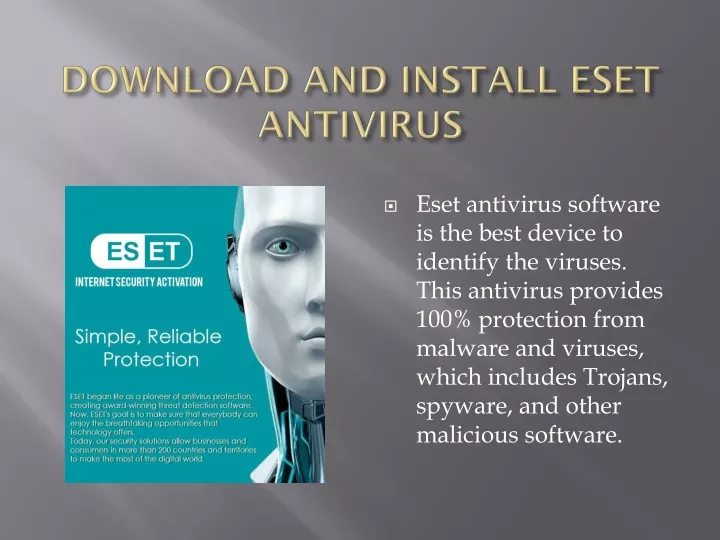 download and install eset antivirus