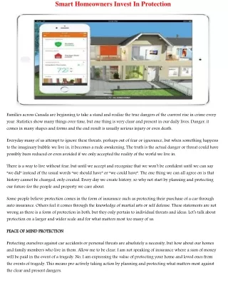 Smart Homeowners Invest In Protection