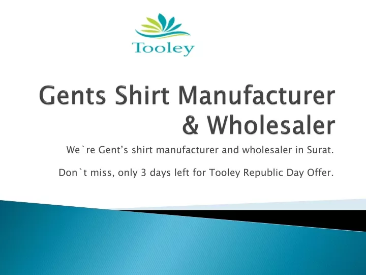 gents shirt manufacturer wholesaler