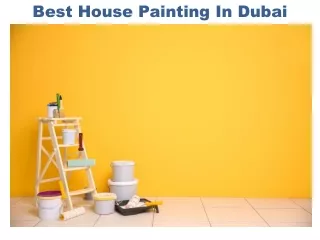Best House Painting In Dubai