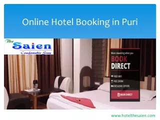 Online Hotel Booking in Puri
