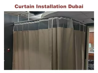 Curtain Installation Dubai