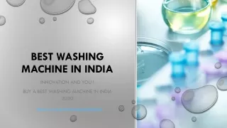 Best Washing Machine in India