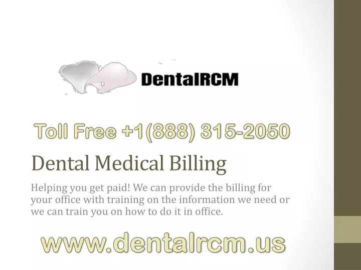 dental medical billing