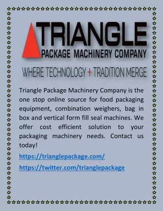 Bag in Box Machines(trianglepackage.com)