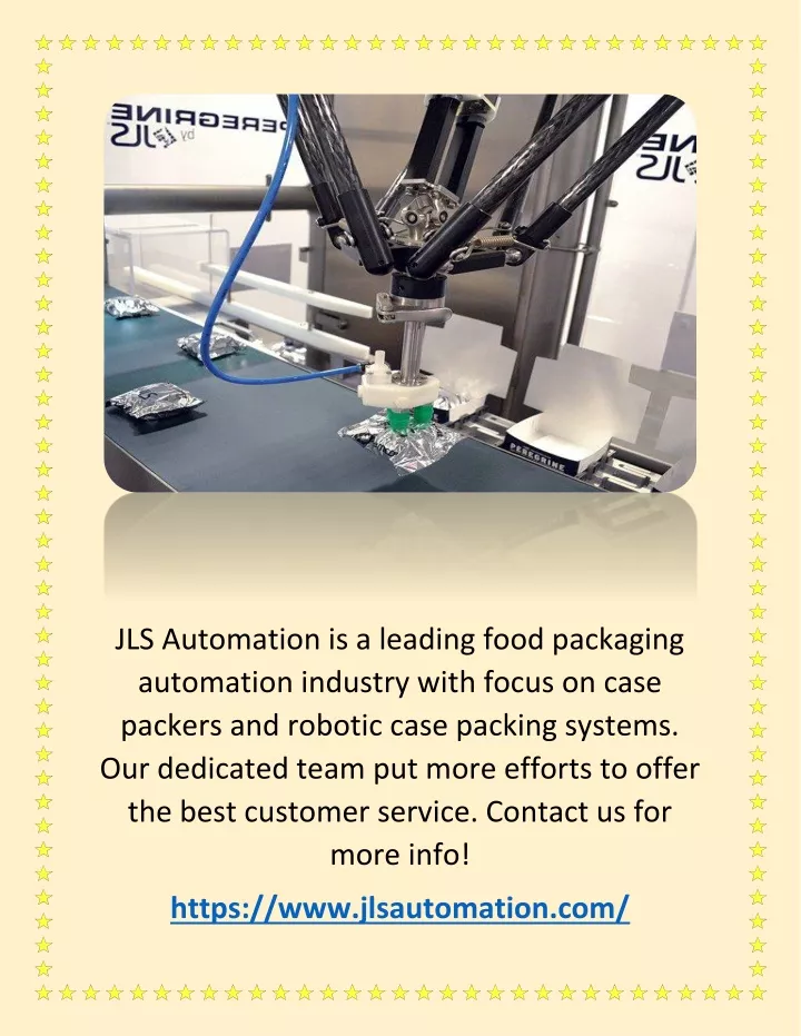 jls automation is a leading food packaging