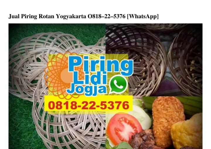 jual piring rotan yogyakarta o818 22 5376 whatsapp