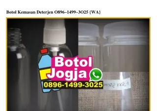 botol kemasan deterjen o896 1499 3o25 wa