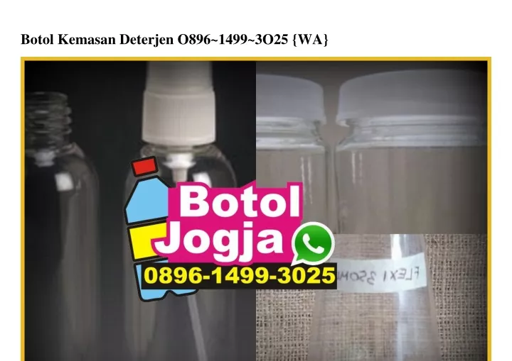 botol kemasan deterjen o896 1499 3o25 wa