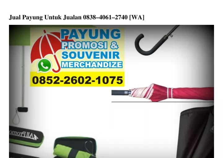 jual payung untuk jualan 0838 4061 2740 wa