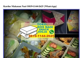 kardus makanan nasi o819 1144 2625 whatsapp