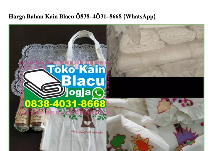 harga bahan kain blacu 838 4 31 8668 whatsapp