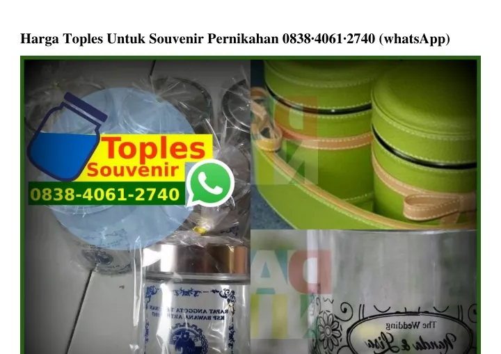 harga toples untuk souvenir pernikahan 0838 4061