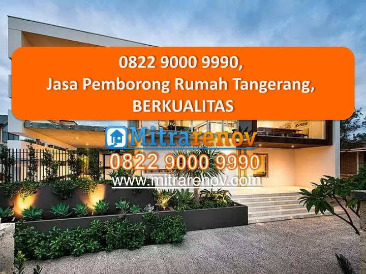 0822 9000 9990 jasa pemborong rumah tangerang