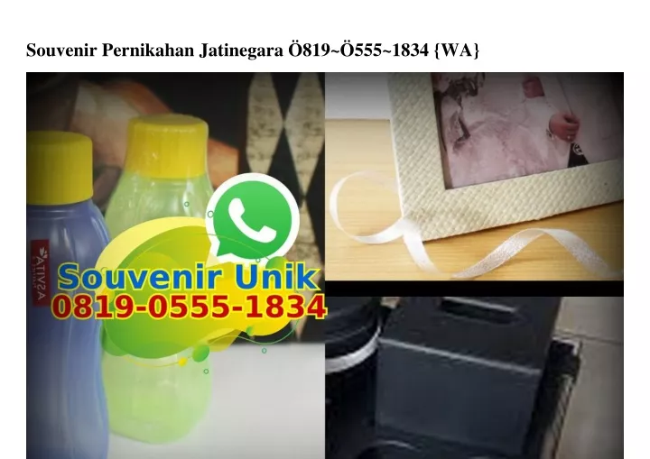 souvenir pernikahan jatinegara 819 555 1834 wa