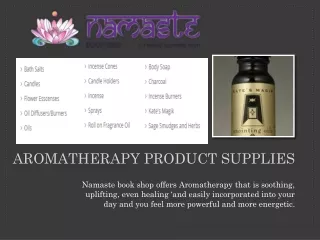 Aromatherapy Product supplies