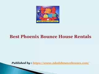 Best Phoenix Bounce House Rentals