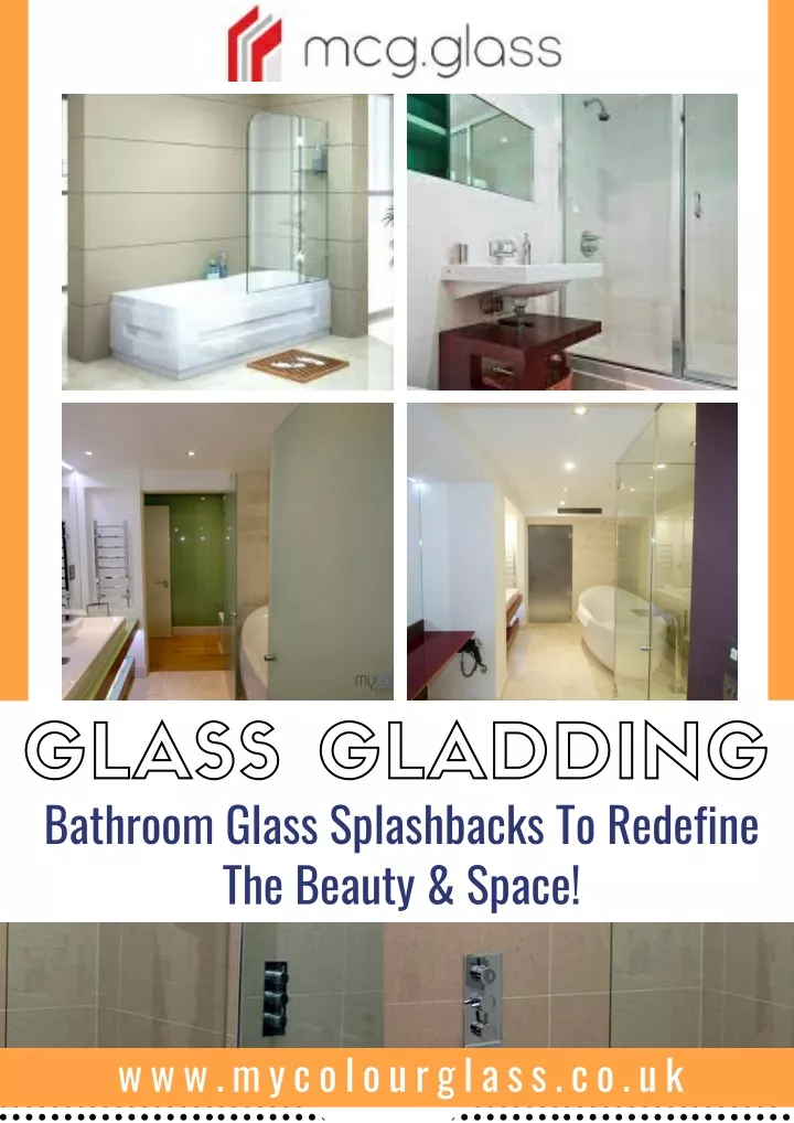 glass gladding bathroom glass splashbacks