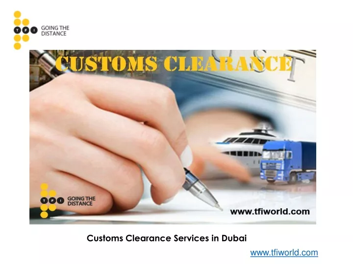 customs clearance services in dubai