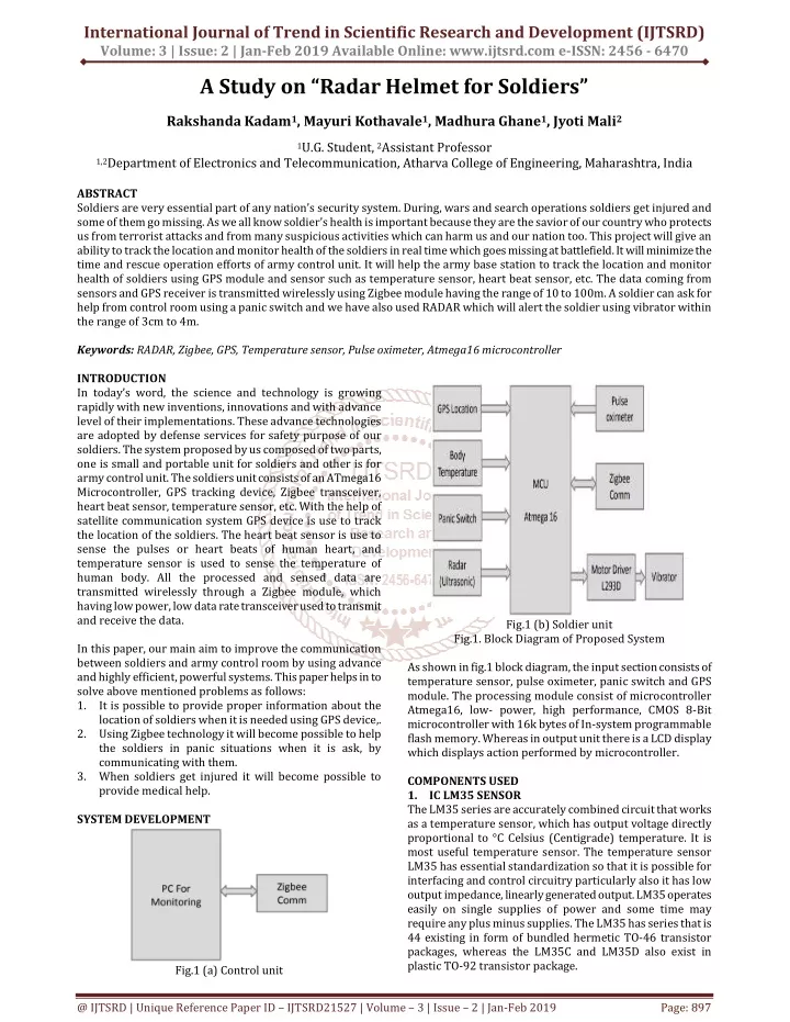 international journal of trend in scientific