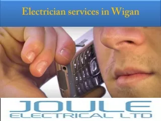 Electrical Services in Wigan