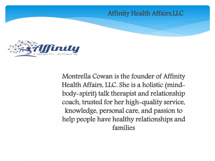 affinity health affairs llc