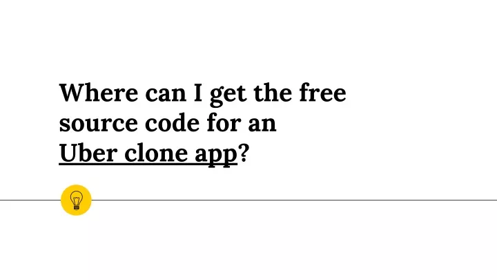 where can i get the free source code for an uber