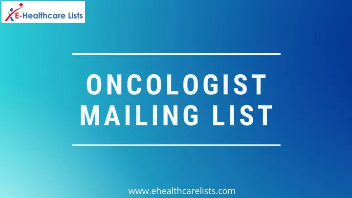 oncologist mailing list