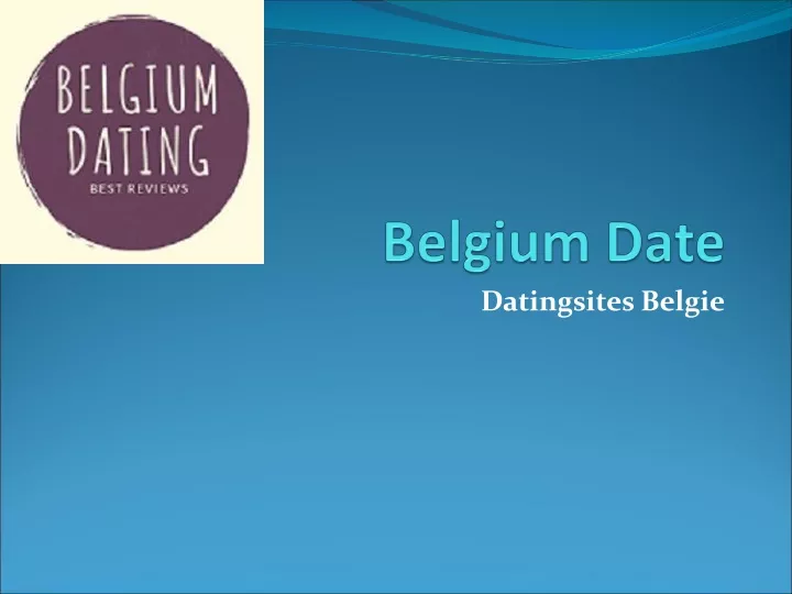 belgium date