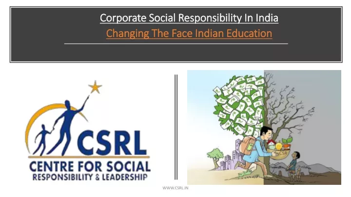 corporate social responsibility in india changing