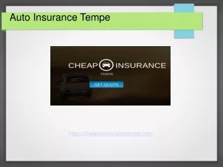 Auto Insurance Tempe
