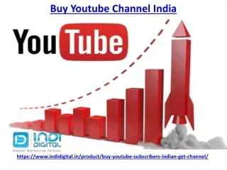 How to buy youtube channel india