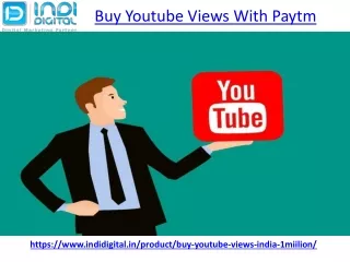 How to buy youtube views with paytm