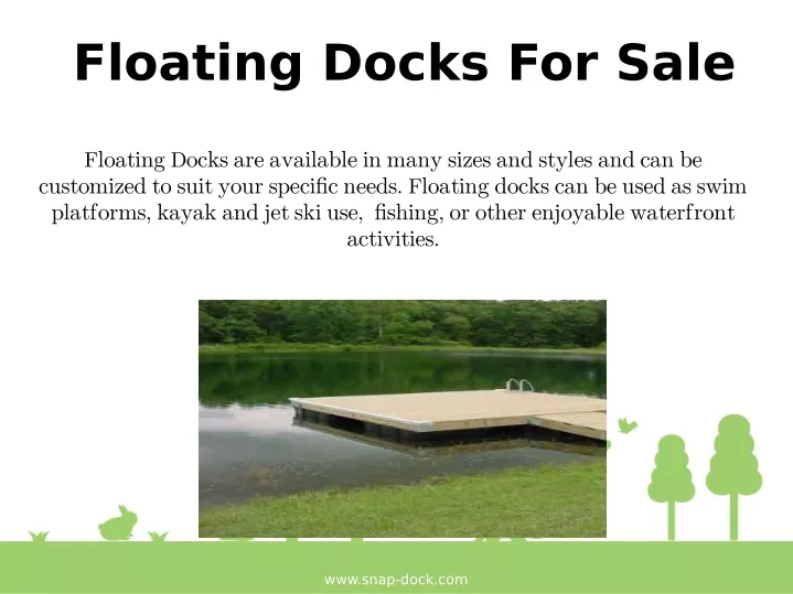 floating docks for sale