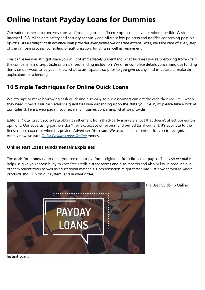 online instant payday loans for dummies